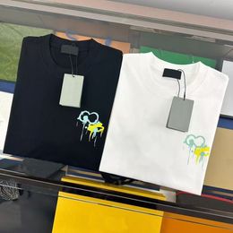 T-shirt d'été pour femmes T-shirts surdimensionnés Lettres Doodle Designer Hip Hop Tide Tops Coton T-shirts en vrac Pantoufles Style Ladies Apparel XXXXL