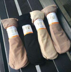 zomer vrouwen sexy ultradunne elastische zijden sokken vrouwelijke fluwelen korte zijde sokken dames zwarte nylon dunne sokken