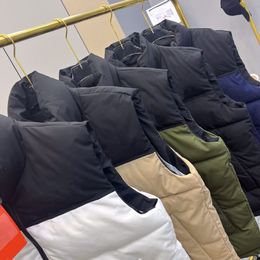 Diseñador de invierno para hombres chalecos con cremallera suelta abrigos sin mangas hip hop ropa mujer hombres