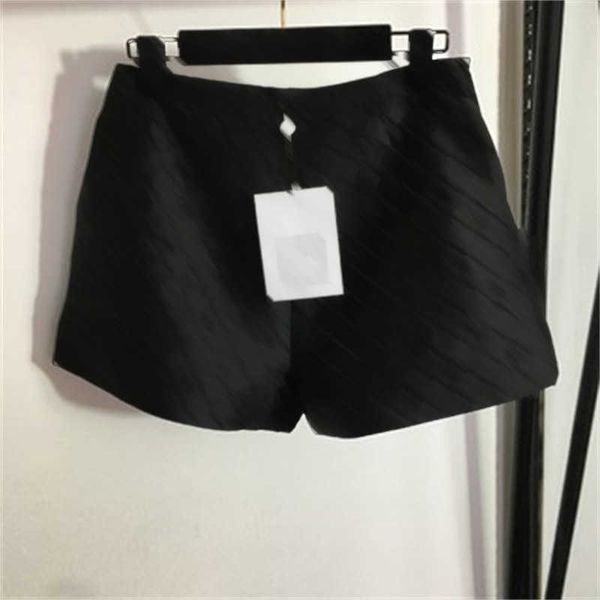 Été Femmes Mode Shorts Xiao Xiang Diamants Écrasés Conception À Carreaux Invisible Fermeture À Glissière Poche Courte Femmes Designers Vêtements