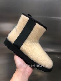 Australia Botas De Nieve Bota Bota Cálida Zapatos De Gamuza Jalea Clásico Corto Minimujeres Mantener Caliente Wggs Hombre Mujer Felpa Casual Castaño Gris