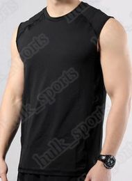 Summersleeveless sport et fitness gilets hommes lâche chemise jeunesse coton course gilet tendance vêtements bas extérieur porter confortable