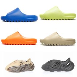 Zapatillas de diseñador de verano Corredores de carbono Hombres Mujer Diapositivas EVA 24 horas Envío rápido cinabrio mineral ágata azul 34 modelos Zapatillas Onyxpure