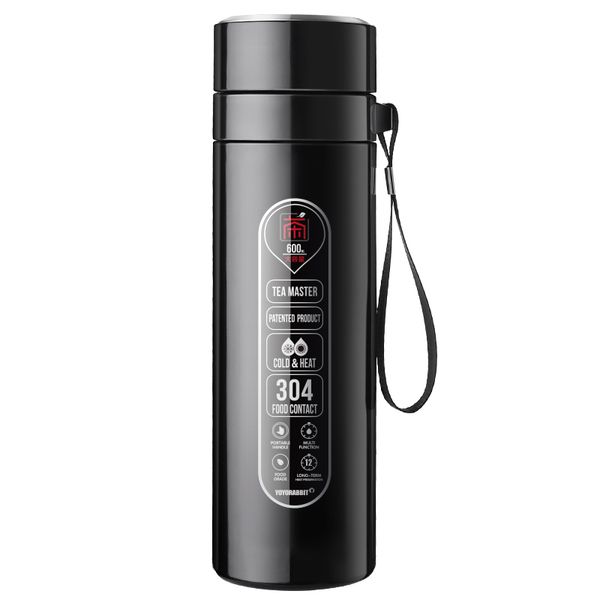 Summet Bouteille d'eau en acier inoxydable Thermos Drinkware Flacons à vide Thermos Infuseur à thé Thermo Mug cadeau Keep Cool Thermos 201105