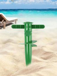 Sun Beach Umbrella Base Fixt Durable Fixation Fixation du support Anchor Spike Outdoor Garden Patio Sunshade Net Holder Comfy