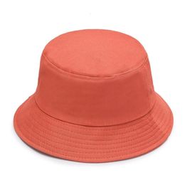 Zon Caps katoenstijl vaste kleur slijtage emmer hoed visser outdoor reis caps zonnedop hoeden voor vrouwen sport unief 2024