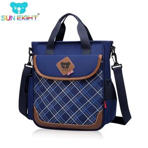 SUN EIGHT Unisex Kid Bags Fashion Study Handbag School Bag Kid Messenger Bags Children Food Bag LJ201225