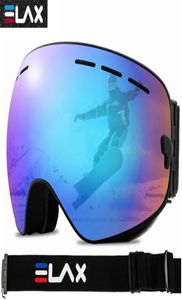 Verres de soleil elax doubles couches antifog ski verres de ski hommes femmes cyclisme lunettes de soleil mtb ski ski skiearear3629093