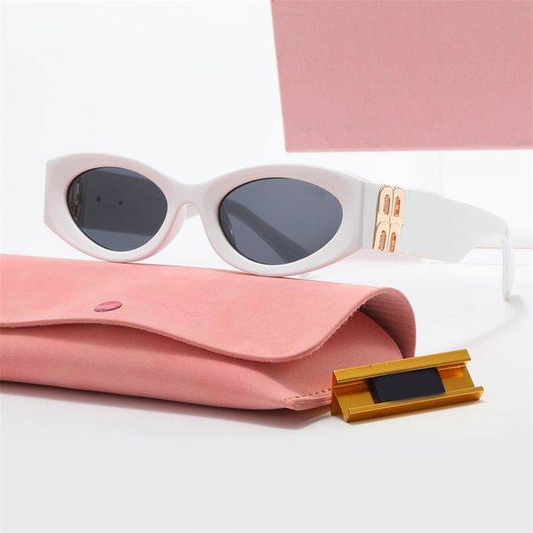 Lunettes de soleil hommes miu lunettes de soleil design pour femmes hommes oeil de chat imprimé léopard noir blanc gafas de sol lunettes de conduite lunettes de soleil de luxe moderne élégant ga037