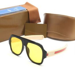 Zonnebril dames zonnebrillen eyewear luxe zonnebrillen sunglass ontwerpers tinten classci merk gele lens brillen originele case designer zonnebrillen