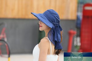 Zonhoeden met gezicht halsbescherming voor vrouwen sombreros mujer verano brede rand zomer vizier caps anti-uv chapeu feminino outdoor fabriek prijs expert ontwerpkwaliteit