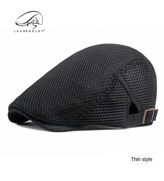 Chapeau de protection solaire béret béret femmes039s mince maille creuse respirant men039s style coréen panneau lumineux casquette de protection solaire fro2941850