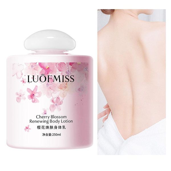 Lotion corporelle Sun Sakura hydratant Whiterising ride crème crème de cerise Bodys Soins anti - Antidry Windry Winter Skincare 250 ml M