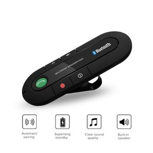 Pare-soleil Haut-parleur Bluetooth Lecteur de musique MP3 Kit de voiture mains libres sans fil Autre électronique Récepteur Bluetooth Haut-parleur Chargeur de voiture 2023