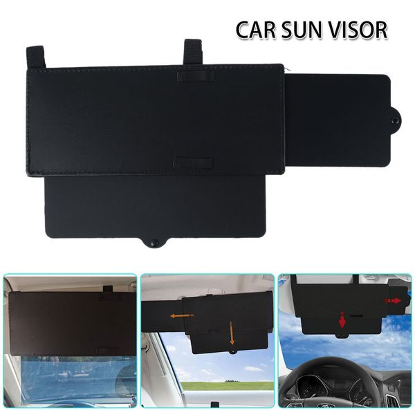 Sun Visor Extender Anti-Glare Car Sunshade Extension Rays Rays UV Blocker Shade Auto Accesorios internos