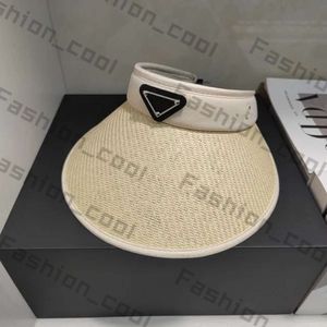 Zon Visors For Women Summer Ladies Fashion Sun Protection So Legy Hat Pra Da Straw Cotton Casual Grass Braid 16 Soorten Luxe designer Visor 577