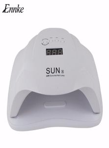 Sun x 54 W Nail Gel Dryer Machine UV LED -lamp voor nageldroger Professionele witte licht Poolse machine Fast Art Tools7039673