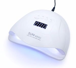 Sun X5Plus 80W48W UV Licht LED LAMP Snelle drogende nageldroger Machine Ice Lamp voor het genezen van UV -gel Pools Nail Art Tools2958608