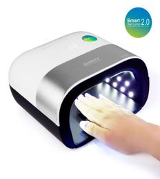 SUN3 SMART 20 Sécheur à ongles 48W UV LED LAMP Nail avec minuterie Smart Memory Invisible Timer numérique Affichage Machine de séchage à ongles8769330