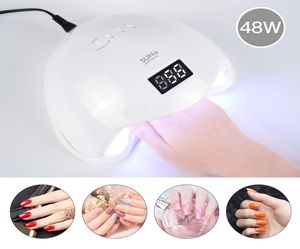 Sun5 sèche-ongles 48W LED lampe UV sèche-ongles ongle ongle Gel durcissement manucure Machine Art Salon outil automatique Sensing8614846