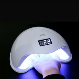 Sun5 UV Nail Lamp 48W Nail Gel Droger Machine Manicure Lamp Pedicure Licht Professionele Nagel LED Lamp 220121