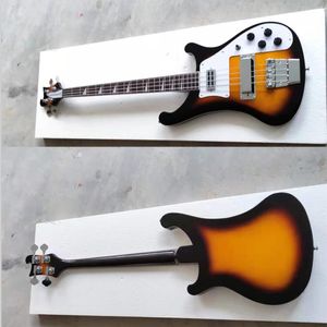 Sunburst 4003 basgitaar Custom 4 snaren Fireglo Basse Guitarra met haaienpin inlays Bajo muziekinstrumenten