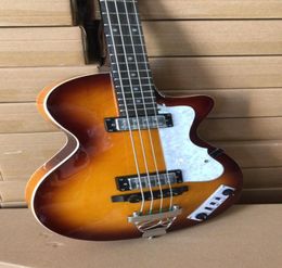 Sunburst Hofner Mini Pickups 5002 Club Bass Guitar HICB Série Vobasse Top Quality HCT Bajo Conçu en allemand9745868