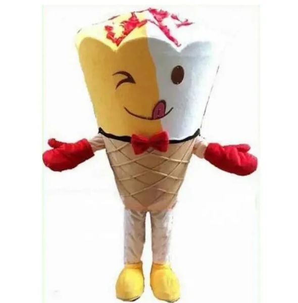 Sundae Icecream mascotte Costumes personnage de dessin animé tenue costume de noël tenue de fête en plein air taille adulte publicité promotionnelle vêtements