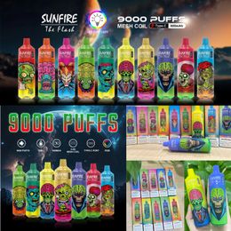 Sunfire Puff Tornado Puff 9000 12000 Rand 9K M Wegwerp Vape Vaper Oplaadbare wegwerpbare VAPE Puff 9K E-Cigarettes 18ml VAPE 0% 2% 3% 5% Batterijcapaciteit 600 MAH MESH MESH Coil