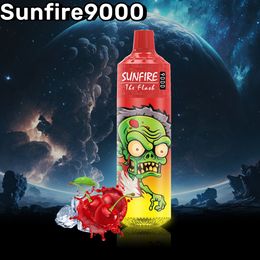 Sunfire RNM Tornado 9000 Puff 9k Dlipable E-cigarettes dispose de Vape 18 ml 0 2 3 5% rechargeable 600mAh R M Vape 9000 PUFS 9000puffs 7000 7k 10k 12k Puffs Vapers