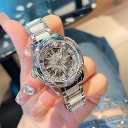 Zonnebloem keramisch horloge voor vrouwen niche licht luxe dames mechanisch merk authentiek 2023 nieuw model