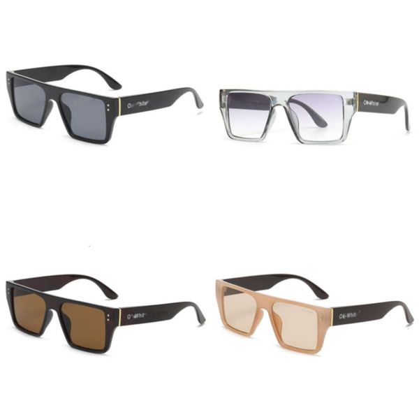 Sunglasse Fashion Off Square Frame Mens Luxury Luxury Trendy Brand Offs Glasses Sun Street Hip-Hop Glasse Punk UV400 Eyeglasses Arrow X Sunglass 9GSY