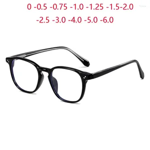 Gafas de sol -0.5 -0.75 a -6.0 TR90 Square Personalice los anteojos recetados para mujeres