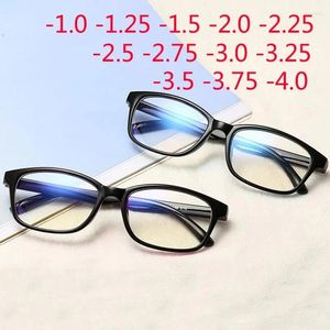 Zonnebrillen -1.0 -1.25 -1.50 -1.75 -2.0 -2.5 -3.0 -4.0 Fashion Vintage Brekingsbijziendheid Bril Dames Heren Kortzichtig Bril Zwart Frame