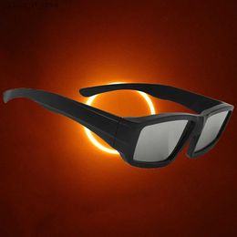 Lunettes de soleil 1/2/3/5 Pack Safe Shades Lunettes Eclipse en plastique certifiées ISO pour des vues directes de l'éclipse solaire H2403160KXP