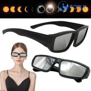 Lunettes de soleil 1/2/3/5 Pack Safe Shades Lunettes Eclipse en plastique certifiées ISO pour des vues directes de l'éclipse solaire H2403169C7W