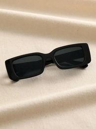 Lunettes de soleil 1 pc Unisexe Plastique Square Fashion pour le jeu de plage et la théâtre quotidienne