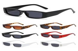 Zonnebrillen 1 pc's mode retro klein frame zonnebrillen rechthoek vintage vierkante smalle trend broeikas UV4004807051