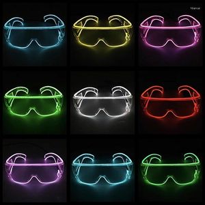 Lunettes de soleil 1 PCS LED LUMINENTS GOGGLES LUNEUX LEVOIRS DANS LA DARICE DARCO