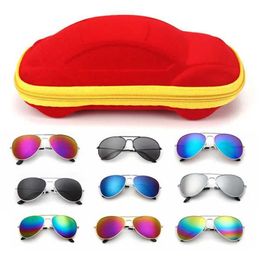 Gafas de sol 10 Colors para niños Gafas de sol clásicas de piloto Niños Viajes al aire libre Sports Eyewear Niños Niños Vintage UV400 Shades Sun Gafas 240423