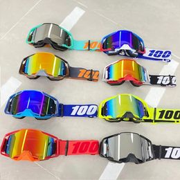 Lunettes de soleil 100 lunettes de Motocross lunettes MX hors route Masque casques lunettes pour moto Dirt Bike