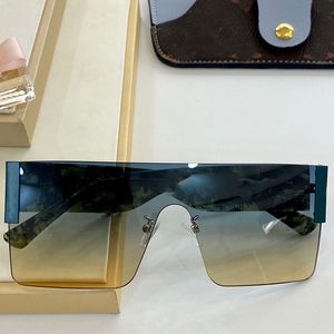 Gafas de sol 1163 para mujer moda para hombre viajes de compras clásicos gafas de montura grande de una pieza UV 400 tamaño de lente 61-15-140 diseñador de primera calidad con caja original