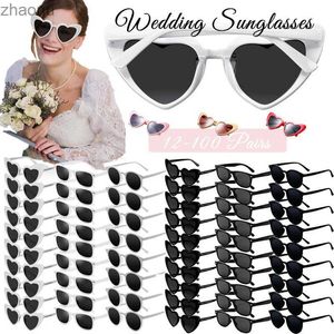 Lunettes de soleil 12 paires de dons de mariage coeur COEU