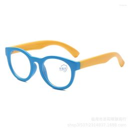 Lunettes de soleil 15pcs Blue Light Blocking Filtre Gaming Goggles Silicone Frame Eyeglass Child Anti-Blue Ray Ray Géoras