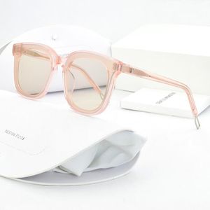 Lunettes de soleil 2021 Papas Femmes Hommes avec la mode d'emballage originale Design coréen vintage Square Sun Glasses 202b