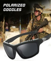 Zonnebrillen 2021 vierkante mannen gepolariseerd legersporten rijden tactische mannelijke bril Antiglare zonnebril ZONNEBRIL Heren UV4005684896