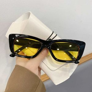 Occhiali da sole 2022 Fashion Cat Eye Shades per le donne Occhiali da sole estivi stile coreano Occhiali da sole vintage trendy Occhiali da vista da spiaggia all'aperto G230214