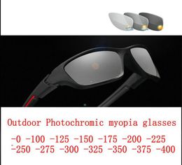 Zonnebrillen 2022 Outdoor Pochromic Men Rijden optische recept bril Mannelijke sport kameleon myopia bril NX6926430