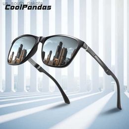 Lunettes de soleil 2022 polarisées hommes lunettes de soleil en aluminium revêtement anti-reflets lentille conduite carré marque lunettes de soleil mâle UV400 sonnenbrille herren L230523