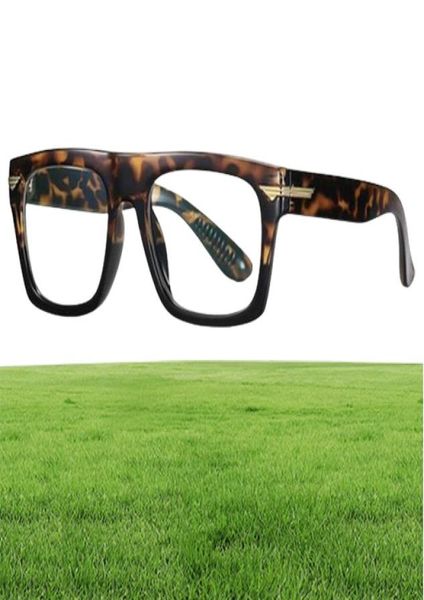 Lunettes de soleil 2022 Lunettes de lecture de concepteur rétro Square Blue Light Blocking Eyeglass Clear Lens Prescription Poussines de lunettes Dioptères 0 à2345577